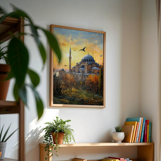 Turkish Artwork in a Lifestyle Setting