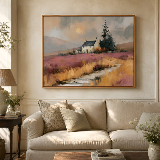 Canvas Art in a Lifestyle Setting