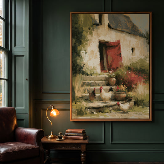 Canvas Art in a Lifestyle Setting