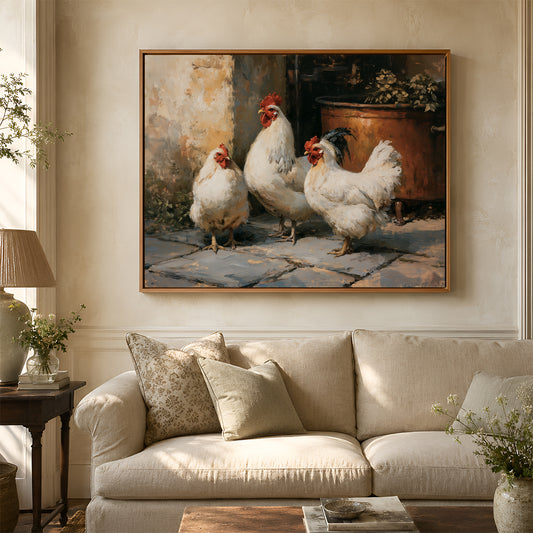 Canvas Art in a Lifestyle Setting