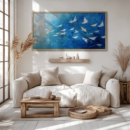 Modern Art in a Lifestyle Setting