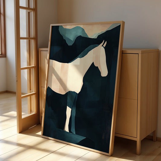 Abstract Painting for Home In Stallion Space by NYC Abstract