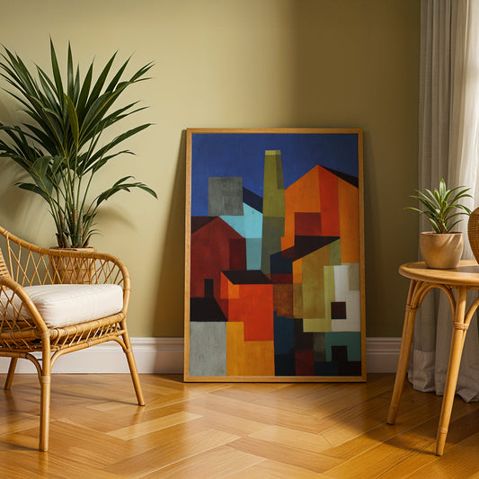 Canvas Art in a Lifestyle Setting
