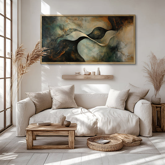 Modern Art in a Lifestyle Setting