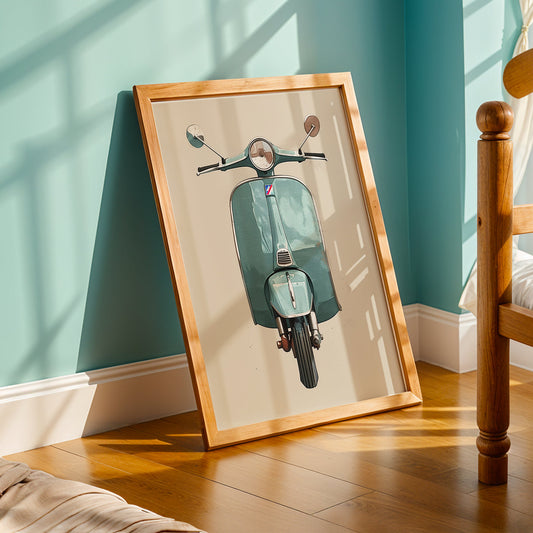 Praha Bohemian Artwork in a Lifestyle Setting