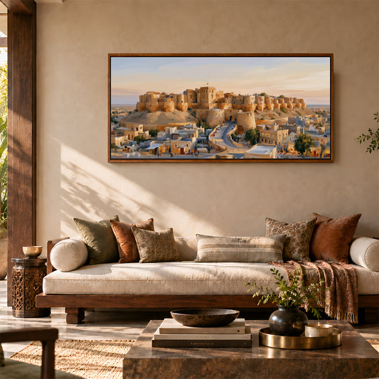 Indian Artwork in a Lifestyle Setting