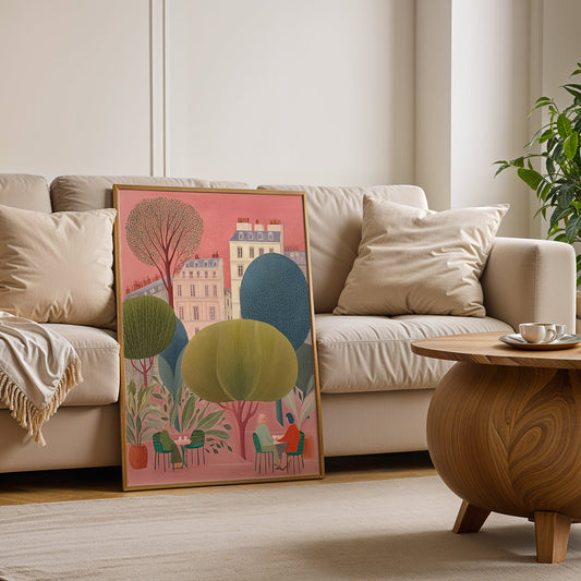 Canvas Art in a Lifestyle Setting