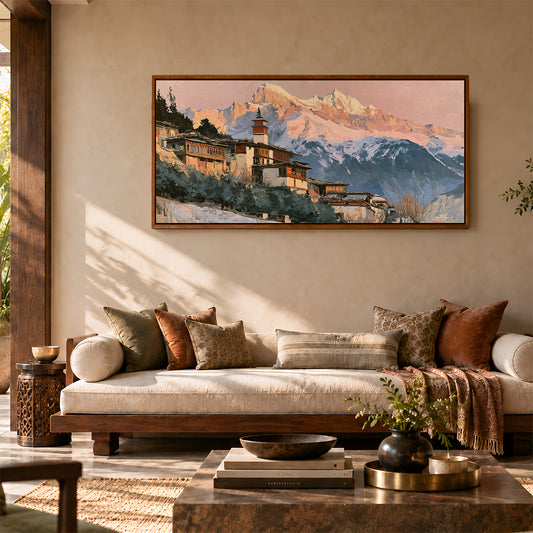 Indian Artwork in a Lifestyle Setting