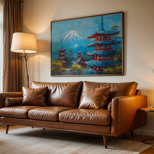 Japanese Artwork in a Lifestyle Setting