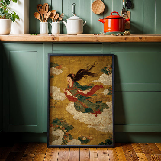 Japanese Artwork in a Lifestyle Setting