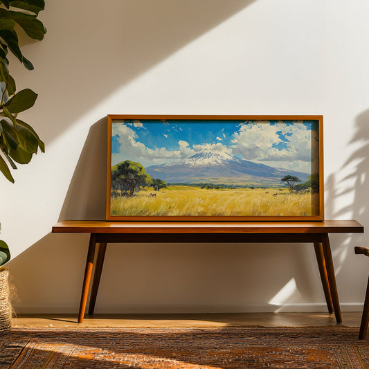 Indian Artwork in a Lifestyle Setting