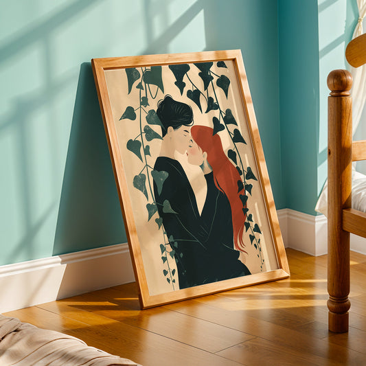 Praha Bohemian Artwork in a Lifestyle Setting