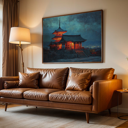 Japanese Artwork in a Lifestyle Setting
