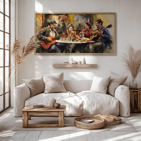 Modern Art in a Lifestyle Setting