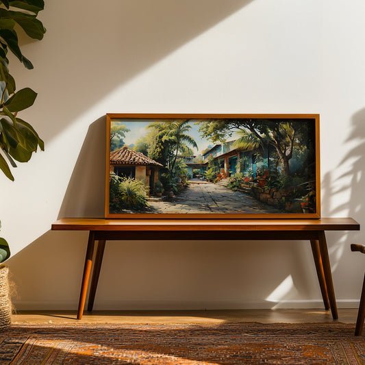 Indian Artwork in a Lifestyle Setting