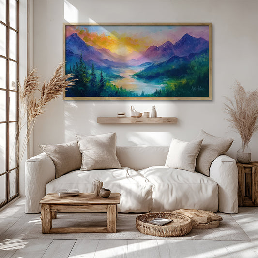 Modern Art in a Lifestyle Setting