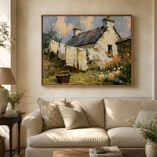 Canvas Art in a Lifestyle Setting