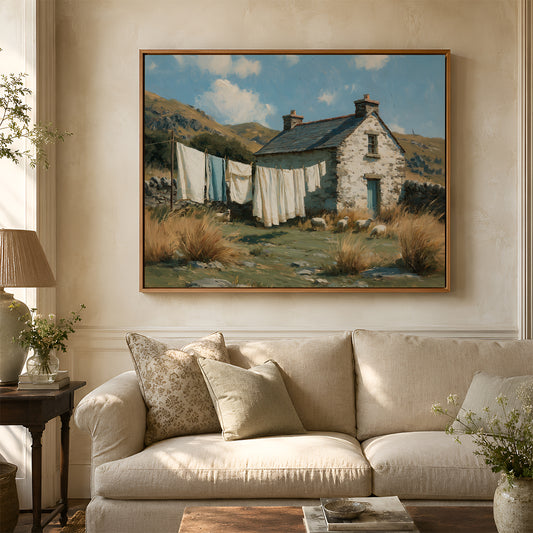 Canvas Art in a Lifestyle Setting