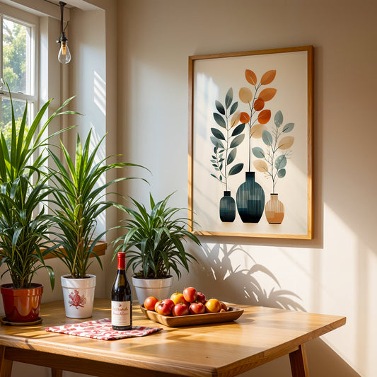 Boho Artwork in a Lifestyle Setting