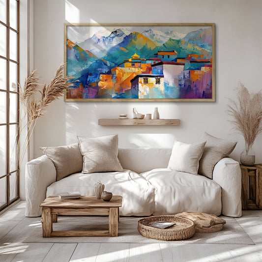 Modern Art in a Lifestyle Setting