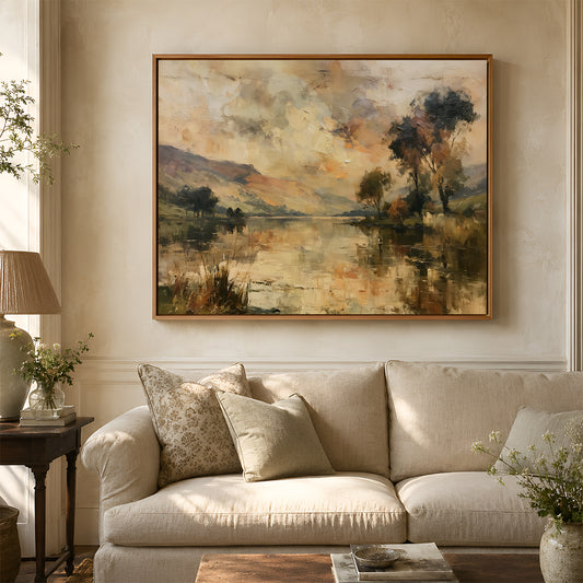Canvas Art in a Lifestyle Setting