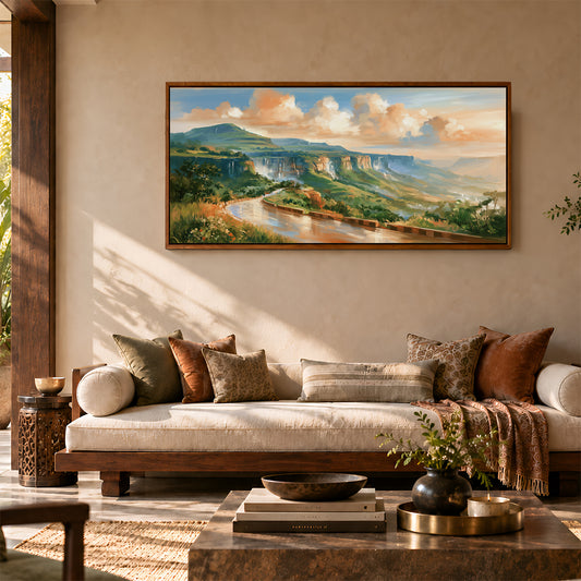 Indian Artwork in a Lifestyle Setting