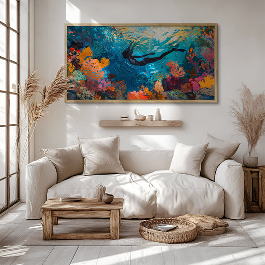 Modern Art in a Lifestyle Setting