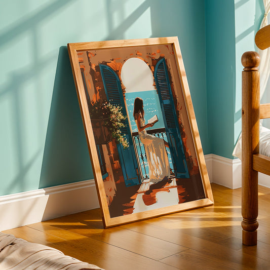 Praha Bohemian Artwork in a Lifestyle Setting