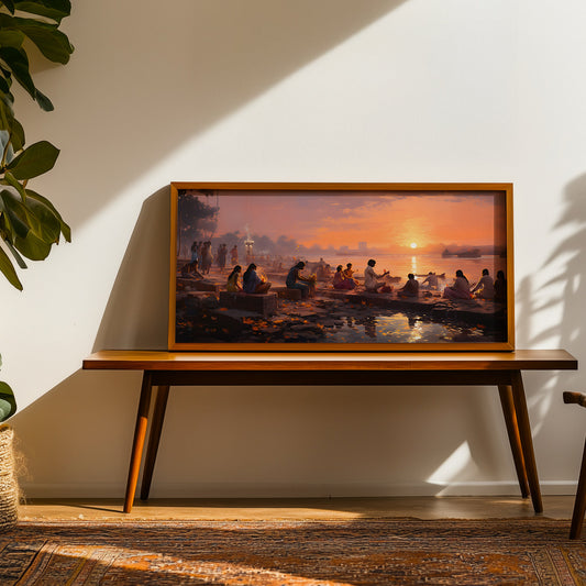 Indian Artwork in a Lifestyle Setting