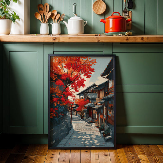 Japanese Artwork in a Lifestyle Setting