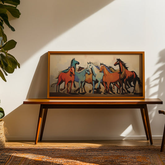 Indian Artwork in a Lifestyle Setting