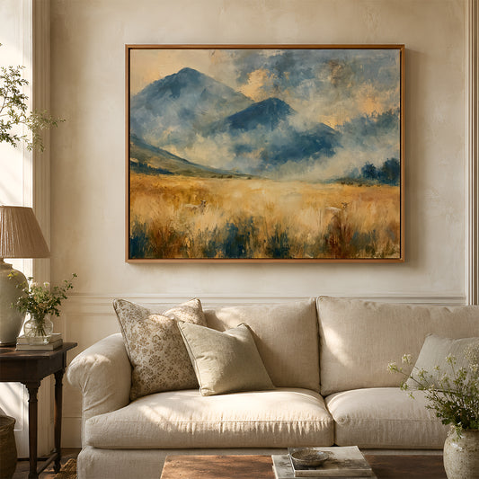 Canvas Art in a Lifestyle Setting