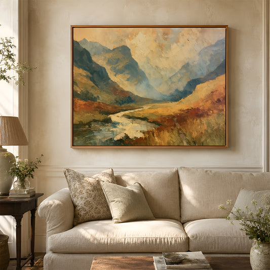 Canvas Art in a Lifestyle Setting