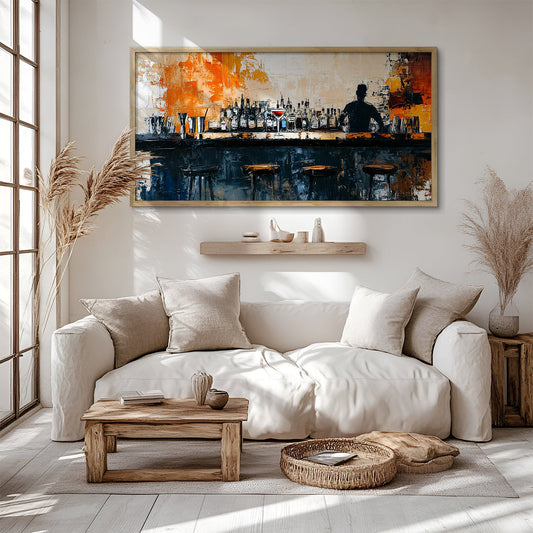 Modern Art in a Lifestyle Setting