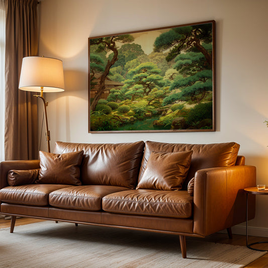 Japanese Artwork in a Lifestyle Setting