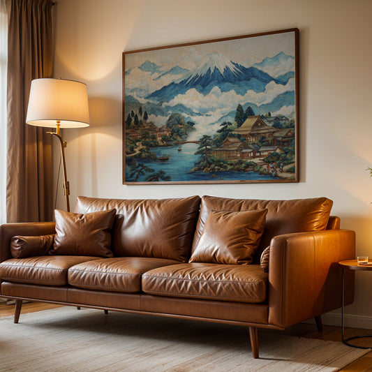 Japanese Artwork in a Lifestyle Setting