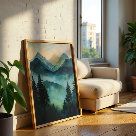 Indian Artwork in a Lifestyle Setting