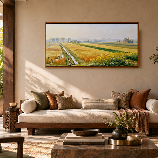 Indian Artwork in a Lifestyle Setting