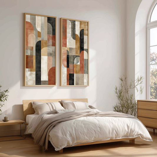 Abstract Artwork Set in a Lifestyle Setting