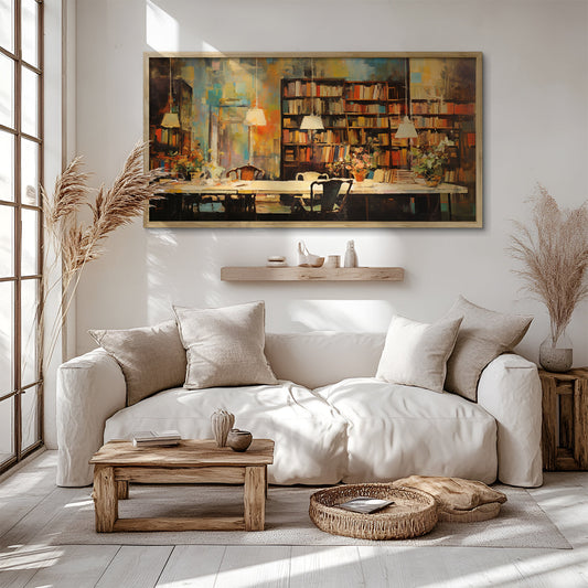 Modern Art in a Lifestyle Setting