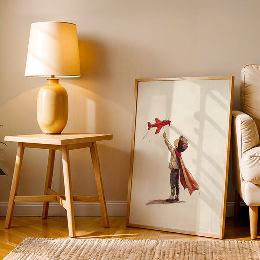 Minimalist Artwork in a Lifestyle Setting