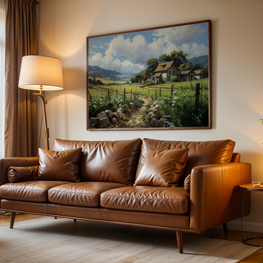 California Artwork in a Lifestyle Setting