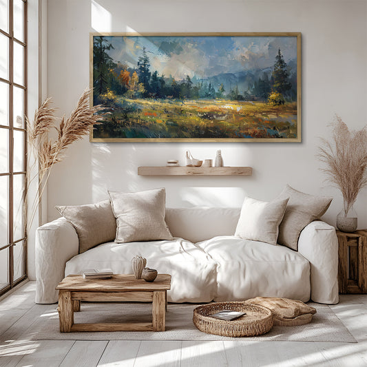 Modern Art in a Lifestyle Setting