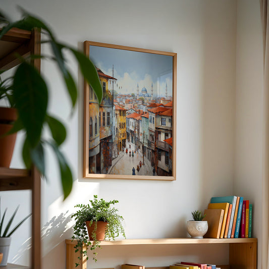 Turkish Artwork in a Lifestyle Setting