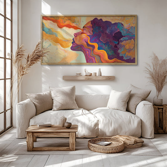 Modern Art in a Lifestyle Setting