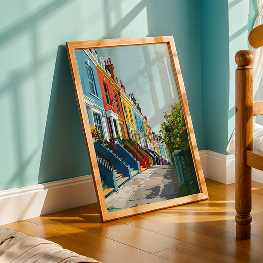 Praha Bohemian Artwork in a Lifestyle Setting