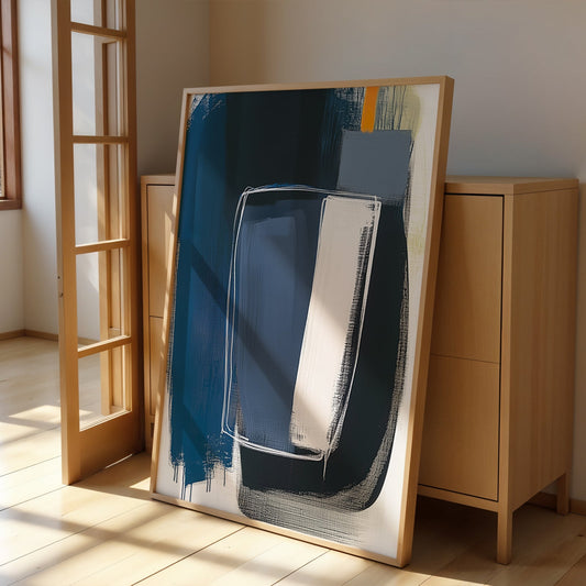 Abstract Painting for Home Oceanic Hues by NYC Abstract