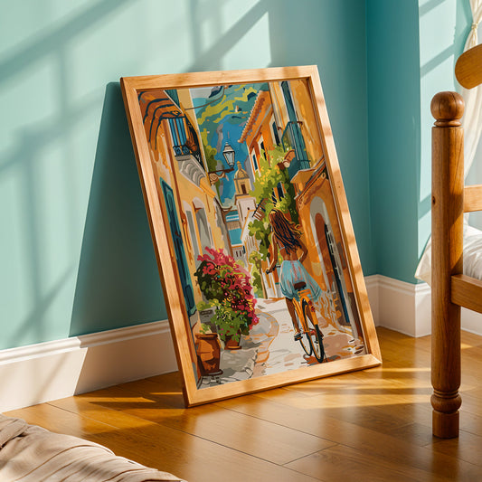 Praha Bohemian Artwork in a Lifestyle Setting