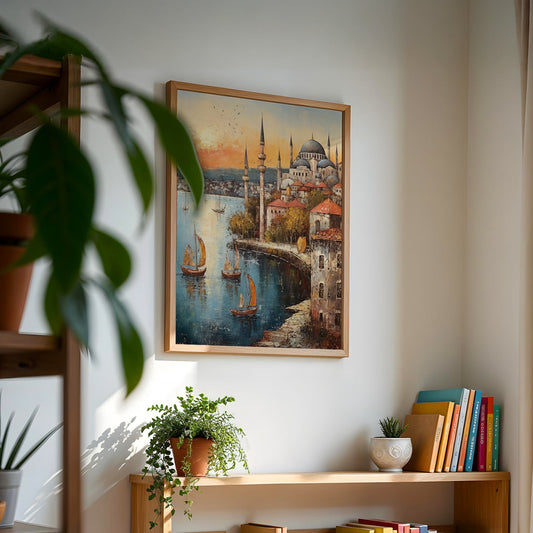 Turkish Artwork in a Lifestyle Setting