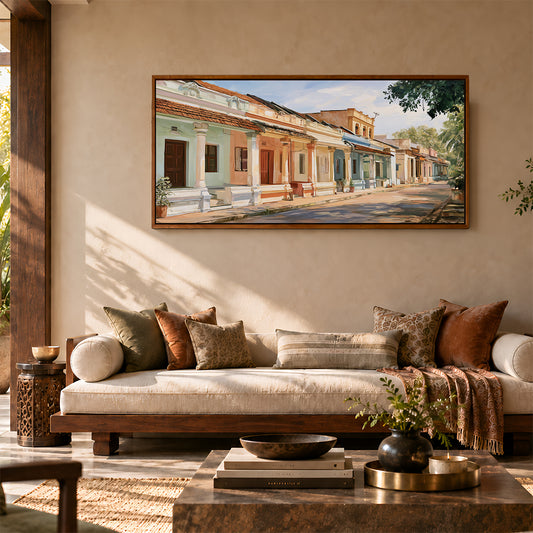 Indian Artwork in a Lifestyle Setting